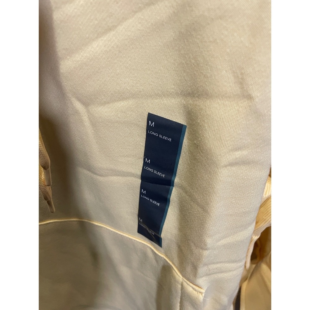All In Motion Hoodie Women M Yellow Long Sleeve cozy Interior Activewear Comfy - Picture 4 of 5